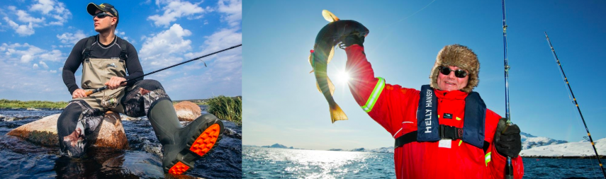 Clothing for fishing in Norway