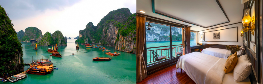 Halong (cruise with a night on the ship)