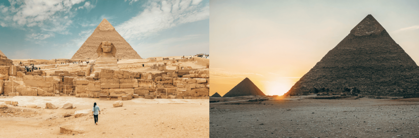 Pyramids of Giza - Sphinx - Memphis - Saqqara
