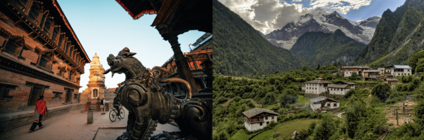 Nepal and Bhutan