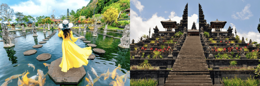 Palaces on the Water, a village of real Balinese, Besakih temple