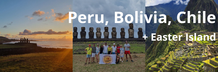 Peru bolivia and easter island World with Kalipso